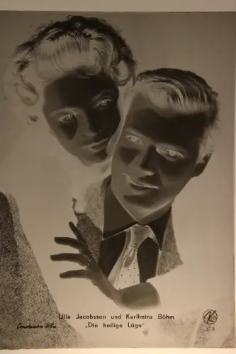 Vintage Glasnegativ Platte Glassnegative Ulla Jacobssonv&Karlheinz Böhm