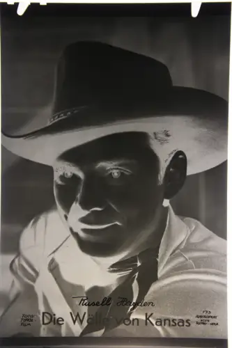 Vintage Foto Negativ Russel Hayden Hollywood Western Schauspieler