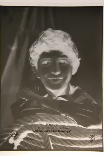 Vintage Glasnegativ Marietto italienischer Schauspieler