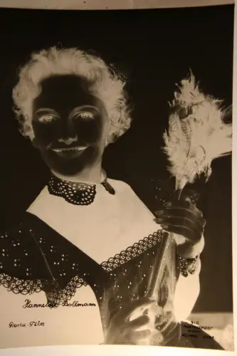 Vintage Foto Negativ Hannelore Bollmann deutsche Schauspielerin