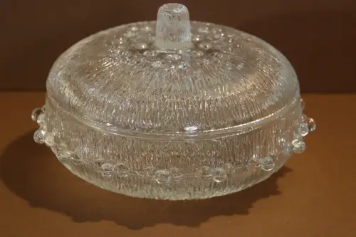 Masserini Barocco Italian Vintage Ice Bark Bubble Bead Bonbonschale