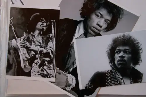 Vintage Foto Jimi Hendrix 3 Stück 3 moderne Vergrößerungen