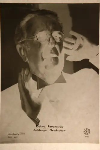 Vintage Glasnegativ Platte  Glassnegative Richard Romanowsky