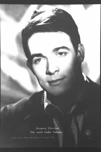 Vintage Glasnegativ Platte  Glassnegative Jacques Charrier "Die nach Liebe hunge