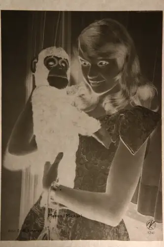 Vintage Glasnegativ Glassnegative Marion Michael