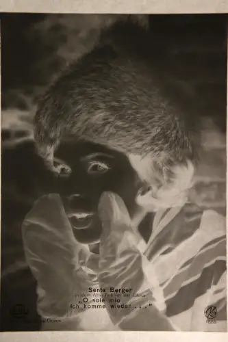 Vintage Glasnegativ Platte Glassnegative Senta Berger