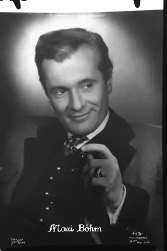 Vintage Negativ Zelluloid Negative  Maxi Böhm Schauspieler