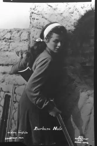 Vintage Negativ Zelluloid Negative  Barbara Hale  Schauspielerin