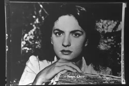 Vintage Negativ Zelluloid Negative  Vanja Orico  Schauspielerin