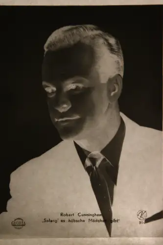 Vintage Glasnegativ Platte Glassnegative Robert Cunningham