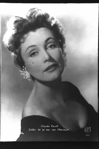 Vintage Glasnegativ Platte Glassnegative Claude Farell