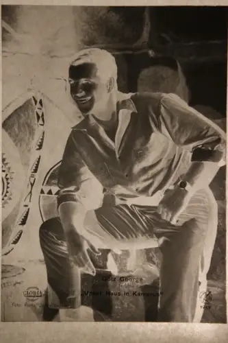 Vintage Glasnegativ Platte Glassnegative Götz George