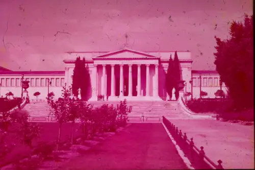 Original DIA Film Slide 35mm Zappeion Greece  1960s B7/69
