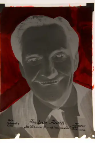 Vintage Negativ Zelluloid Negative Frederic March