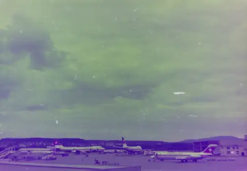 Orig Film Negativ Zürich Airport Flugfeldszene K2/10/78