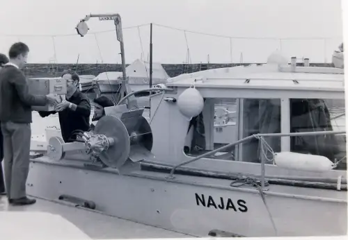 Orig Film Negativ kleiner Schiff "NAJAS"  K2/10/81