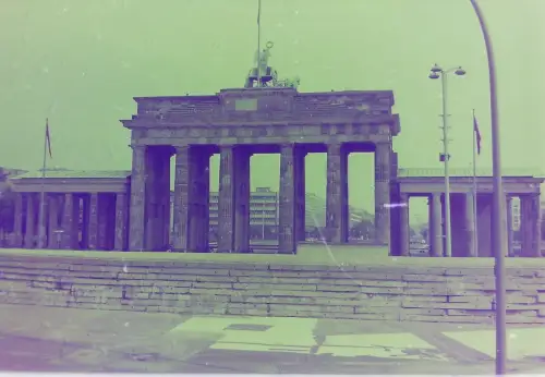 Orig Film Negativ Brandenburger Tor Berlin  K2/10/82