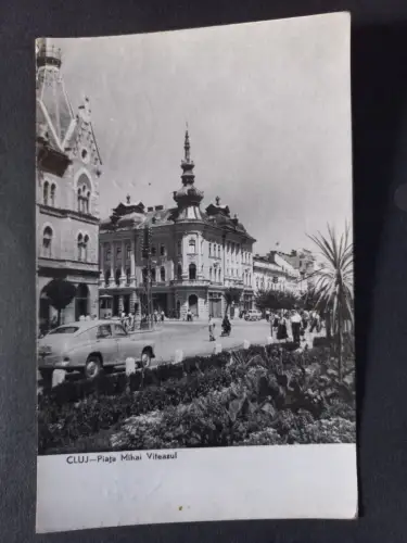 AK Postcard CPA  Rumänien Cluj-Cluj-Napoca Kolozsvár Piata Mihai Viteazul 1959