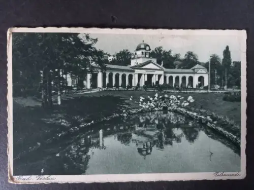 AK Postcard CPA Österreich Bad Vöslau - Kolonnade 1938