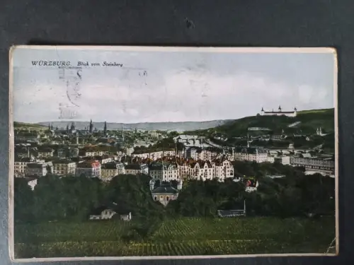 AK Postcard CPA  Deutschland - Würzburg Blick vom Steinberg 1929