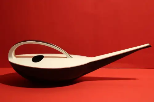 Vintage RAR Klaus Kunis Gießkanne Kunststoff schwarz/weiss Ostalgie 1960s