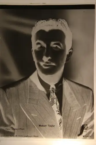 Vintage Glass Negative Robert Taylor American film and television actor, singer