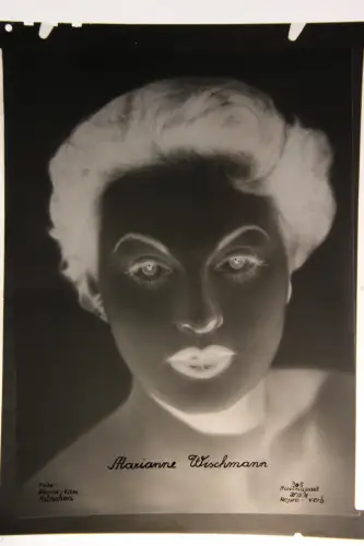 Vintage Photo Negative Marianne Wischmann German film and television actress