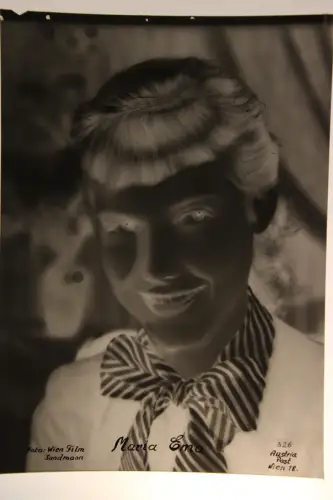 Vintage Photo Negative Maria Ema Austrian stage, film and television actor