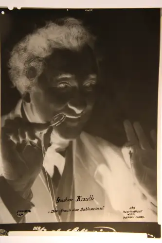 Vintage Photo Negative Gustav Knuth German film actor
