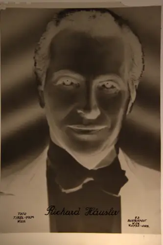 Vintage Photo Negative Richard Häussler German actor and film director.