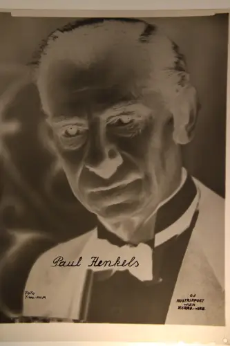 Vintage Photo Negative Paul Henckels German film and stage actor