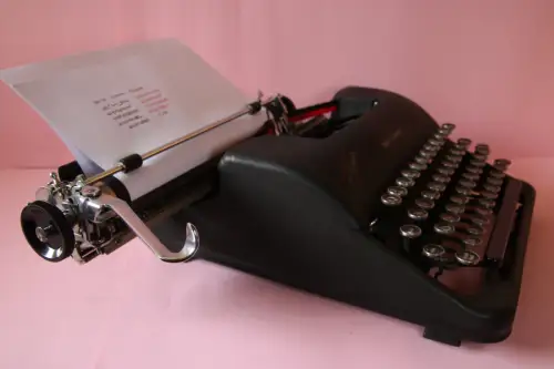 Vintage Smith Corona Clipper Floating Shift RAR old Turkish keyboard layout 1946