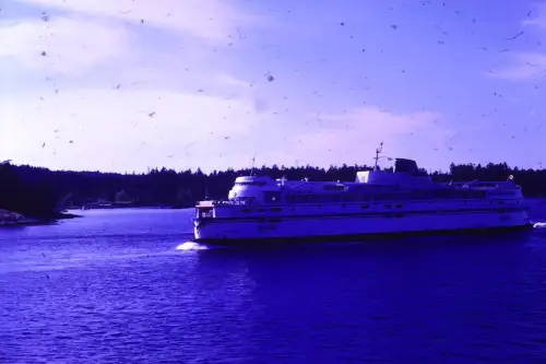 Original DIA Film Slide 35mm  BC Ferry Ship Victoria, BC  '70s B9/R9