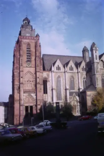 Original DIA Film Slide 35mm Wetzlar Cathedral Hessen  '70s B9/R30