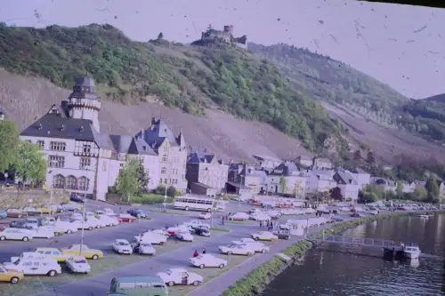 Original DIA Film Slide 35mm  Cochem Mosel '60s B9/R53