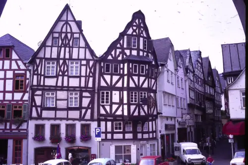 Original DIA Film Slide 35mm Limburg an der Lahn Hessen  '60s B9/R58