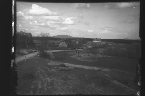 Vintage Glasnegativ Platte Deutschland 1924