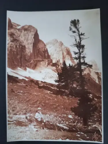 Altes Foto Gr.  Lafatscher - sepiafarbene Fotografie  K.Dornach 1930/40
