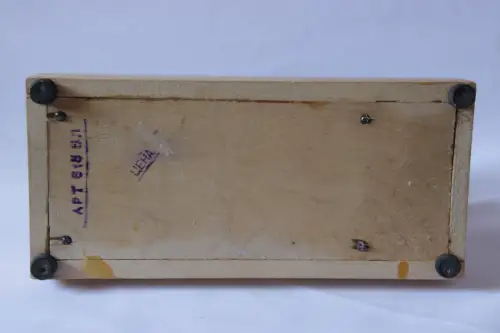 Vintage Kinder Sägemaschine Made in UdR Holzsohle funktionierendes Spielzeug ...