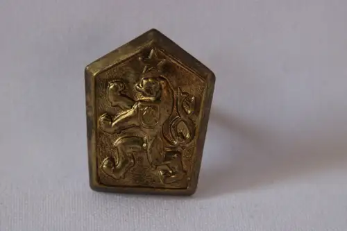 Czechoslovakia Czech Military Army Officer Pin Badge Hat Cap Communist Uniform