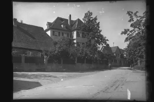 Vintage Glasnegativ Platte Deutschland vor dem 2 WK