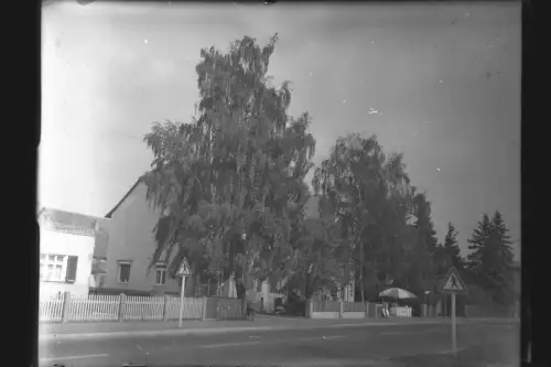 Vintage Glasnegativ Platte Deutschland vor dem 2 WK