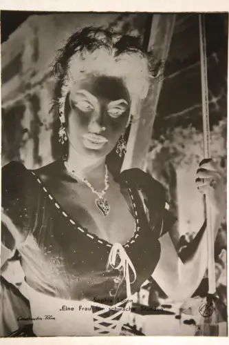 Vintage Glasnegativ Platte Glassnegative Sophia Loren Movie Star