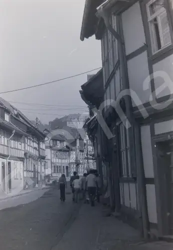 Orig Film Negativ DDR Stolberg Strassenszene   1970s B14/5