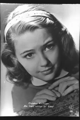 Vintage Glasnegativ Platte Glassnegative Christine Kaufmann