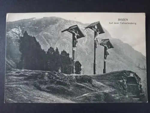 AK Postcard CPA  Italien Bozen auf dem Calvarienberg