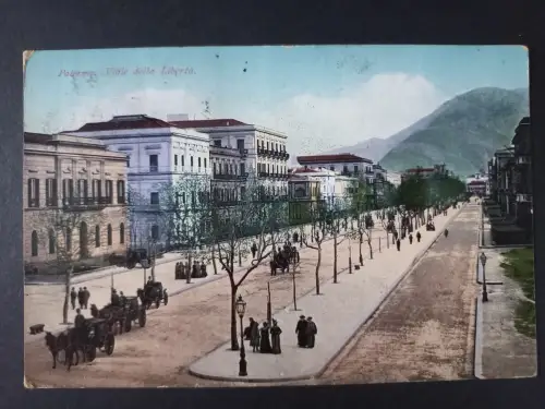 AK Postcard CPA  Italien Palermo - Viale della Libertá 1912
