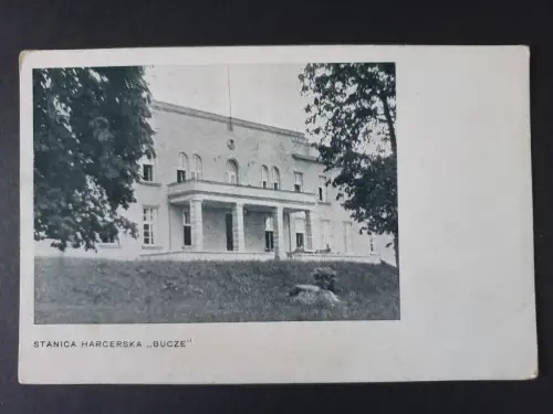 AK Postcard Stanica Harcerska „Bucze” Pfadfinderstation „Bucze“