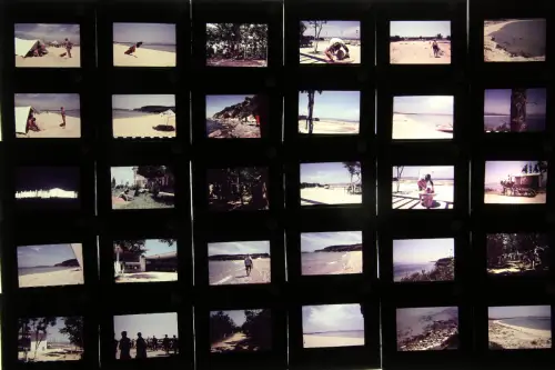 Original DIA Film Slide 35mm  Glasrahmen Bulgaria,  1960 38Stk.