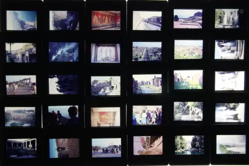 Original DIA Film Slide 35mm Agfacolor Rahmen Florenz-Rome, Italy '60/70s 123Stk